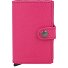  Miniwallet Crisple Porte-cartes de crédit Porte-monnaie RFID Cuir 6,5 cm Modéle fuchsia