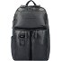  Harper sac à dos en cuir 48 cm compartiment pour ordinateur portable Modéle black