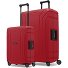  Essentials 15 4-roues 15 Set de valises 2 pcs. avec fermeture à trois points Modéle classic red