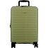  Striper 4 roulettes Trolley de cabine 55 cm avec soufflet d'extension Modéle light green