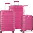  B-Flying Move 4 roues Set de valises 3 pièces avec soufflet d'extension Modéle magenta