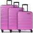  Munich 4.0 4 roues Set de valises 3 pièces avec soufflet d'extension Modéle pink dull