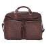  Porte-documents Woven en cuir 48 cm Modéle dunkelbraun