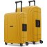  Essentials 15 Set de valises à 4 roulettes 2 pièces avec fermeture à trois points Modéle dark yellow