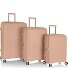  AirLite 4 roulettes Set de valises 3 pièces avec soufflet d'extension Modéle nude