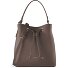  Bologna Leather Crossbody Sac à main en cuir 25 cm Modéle taupe