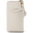  Porte-monnaie en cuir de Bologne à fermeture éclair, avec pochette pour téléphone portable, 19 cm Modéle cream 2