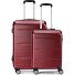  5583 4 roulettes Set de valises 2 pièces Modéle granatrot