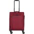  Travel Line 9704 4 roulettes Trolley de cabine S 55 cm avec soufflet d'extension Modéle dark red