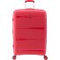  0800 4 roulettes Trolley 76 cm avec soufflet d'extension Modéle red