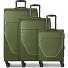  taska 4 roues Set de valises 3 pièces avec soufflet d'extension Modéle olive