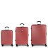  Vienna Set de valises à 4 roulettes 3pcs. Modéle coral