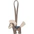  Fashion Pendentif de sac en cuir 11 cm Modéle taupe