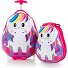  Kids Set de trolley pour enfants 2 pcs. Modéle unicorn