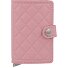  Miniwallet Étui pour cartes de crédit Protection RFID Cuir 6.5 cm Modéle rose