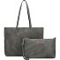  Sac de shopper 35 cm Modéle washed black-black
