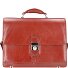  Mocca Porte-documents en cuir 38 cm Compartiment pour ordinateur portable Modéle cognac