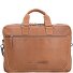  Wax Pull Up Porte-documents Cuir 40 cm Compartiment pour ordinateur portable Modéle cognac