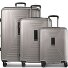  Essentials 14 4 roues Set de valises 3 pièces avec soufflet d'extension Modéle coffee grey metallic