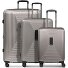  Essentials 14 4 roulettes Set de valises 3 pièces avec soufflet d'extension Modéle coffee grey metallic
