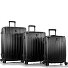  Xtrak 4 roulettes Set de valises 3 pièces avec soufflet d'extension Modéle black