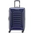  JH004C 4 roulettes Trolley 68 cm avec soufflet d'extension Modéle blue