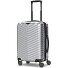  Essentials 18 4 roulettes Trolley de cabine 55 cm avec soufflet d'extension Modéle Metallic-Silver Shiny