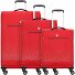  Crosslite Set de valises à 4 roulettes 3pcs. Modéle rosso