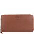  Porte-monnaie Vintage Charly cuir RFID 19 cm Modéle cognac