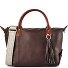  Lucia Sac à bandoulière Cuir véritable 35 cm Modéle brown
