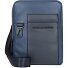  Finn Sac à bandoulière Cuir véritable 18 cm Modéle night blue