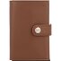  Étui pour cartes de crédit Alu Fit RFID en cuir 6,5 cm Modéle dark brown