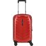  Attrix 4 roulettes Trolley de cabine 55 cm avec soufflet d'extension Modéle red