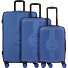 4 roulettes Set de valises 3 pièces Modéle bleu