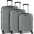  5808 4 roulettes Set de valises 3 pièces avec soufflet d'extension Modéle grau
