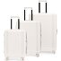  Atlas 4 roues Set de valises 3 pièces Modéle pure white