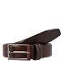 Ceinture Carmello en cuir Modéle dark brown | 90 cm