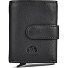  Vintage Porte-monnaie Protection RFID Cuir véritable 10 cm Modéle black
