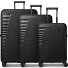  Eco Edition 4 roues Set de valises 3 pièces avec soufflet d'extension Modéle black