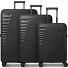  Eco Edition 4 roues Set de valises 3 pièces avec soufflet d'extension Modéle black