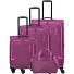  Corsiica 4 roulettes Set de valises 4 pièces Modéle pink