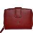  Polo Porte-monnaie Protection RFID Cuir véritable 12 cm Modéle rot