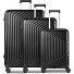  Essentials 01 4 roues Set de valises 3 pièces avec soufflet d'extension Modéle black metallic