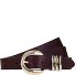  Ceinture Cuir véritable Modéle dark brown | 75 cm