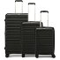  Travel Line 4700 4 roulettes Set de valises 3 pièces avec soufflet d'extension Modéle black