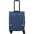  Corsiica 4 roulettes Trolley de cabine S 55 cm avec soufflet d'extension Modéle blue