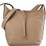  Carla Sac à bandoulière Cuir véritable 25 cm Modéle taupe