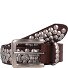  Ceinture à rivets Cuir Modéle cognac | 95 cm