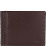  Porte-monnaie Prato RFID cuir 11 cm Modéle d. braun