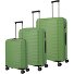  Mooby 4 roulettes Set de valises 3 pièces Modéle grün